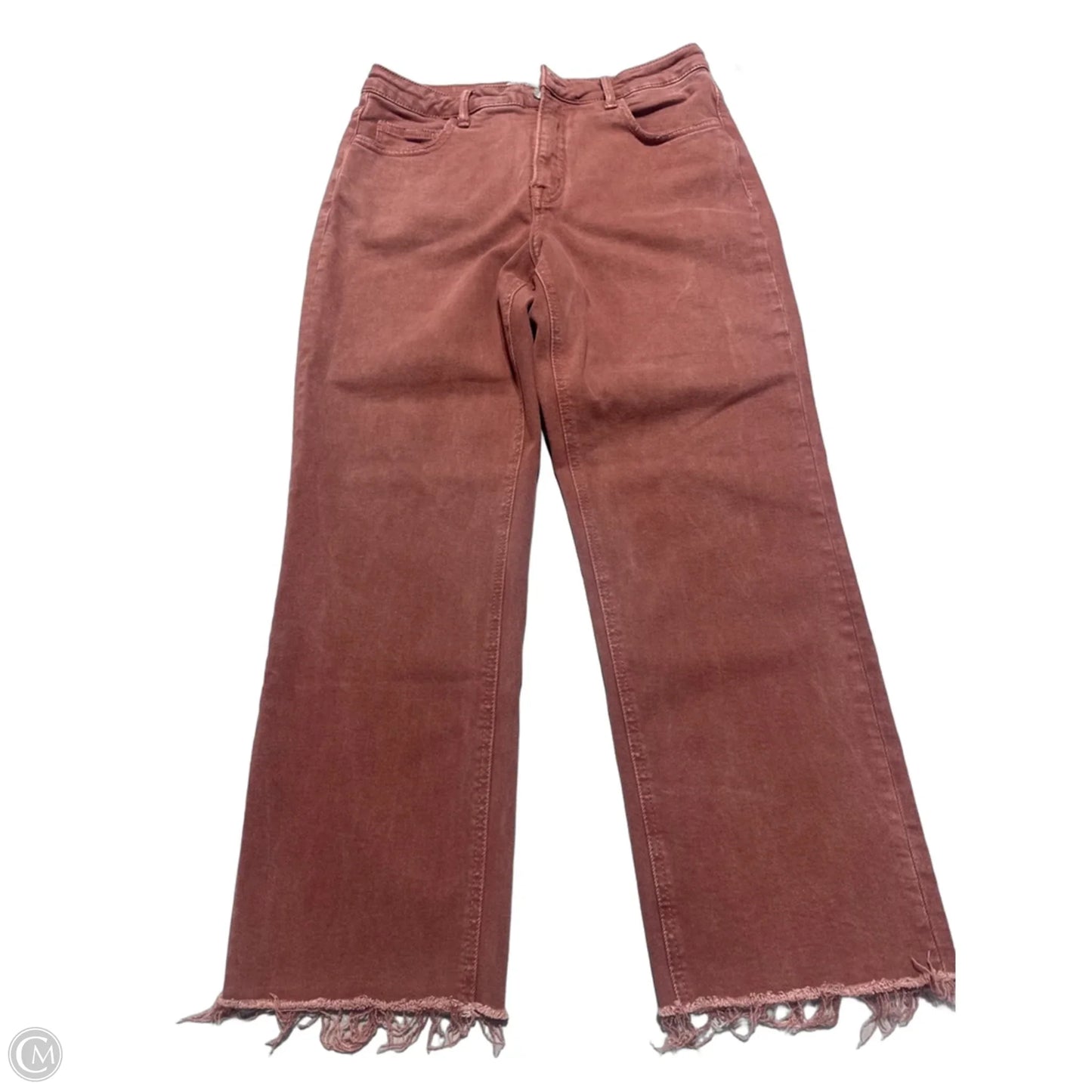 Jeans Straight By Lovervet In Pink, Size: 14