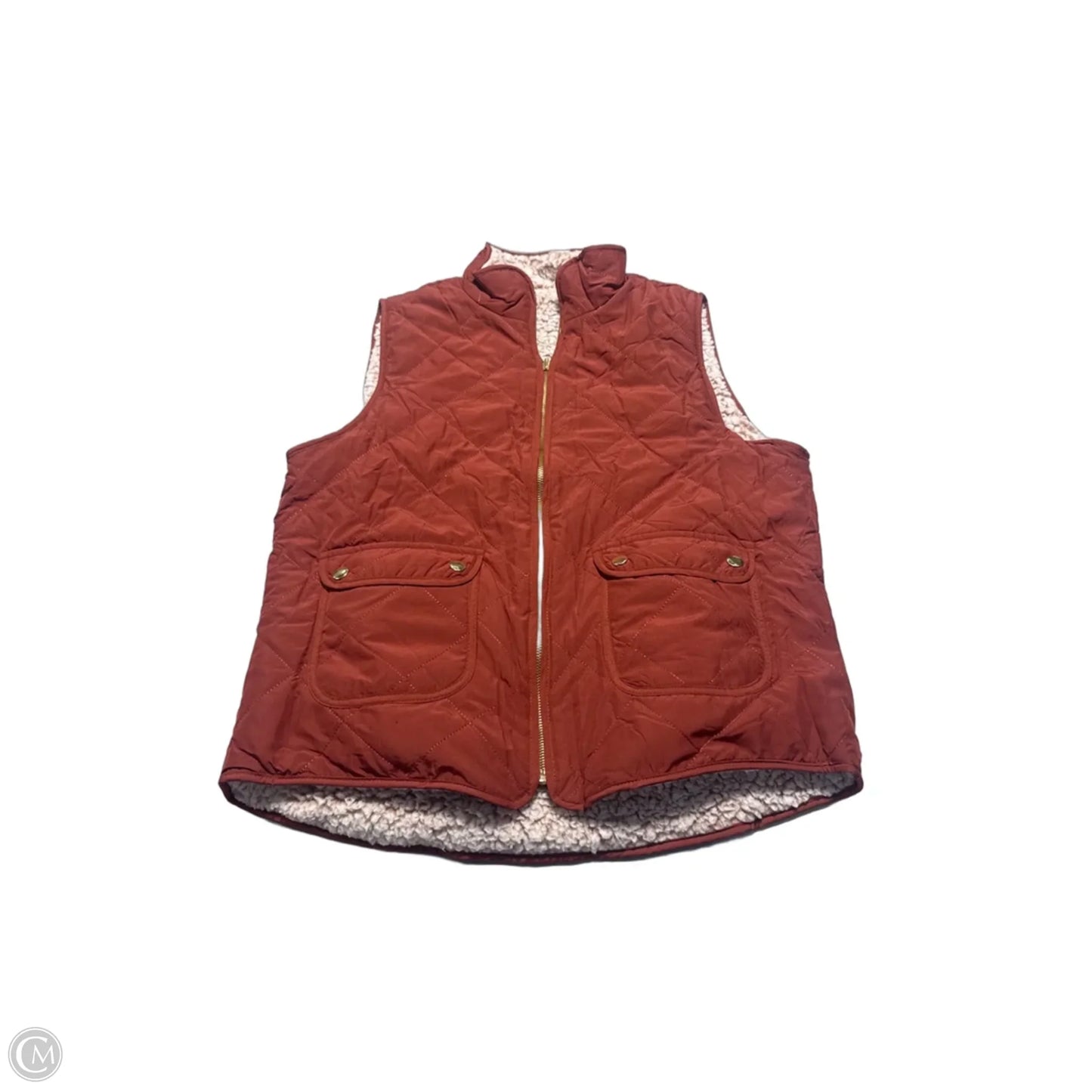 Vest Puffer & Quilted By Cmc In Red, Size: S