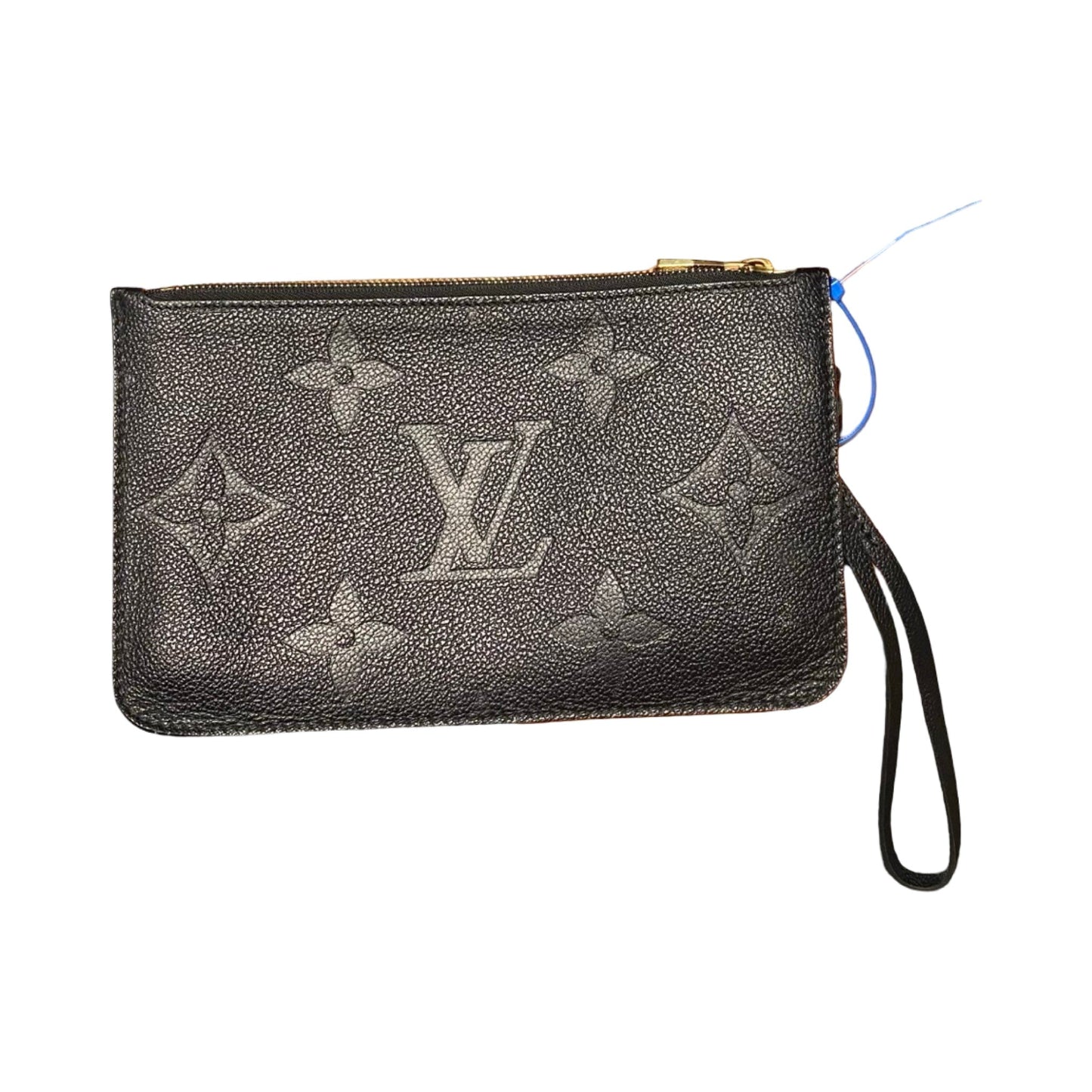 Wristlet Luxury Designer By Louis Vuitton In Black, Size:Medium