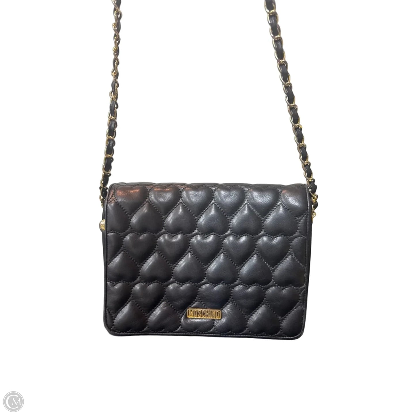 Handbag Luxury Designer By Moschino, Size: Medium