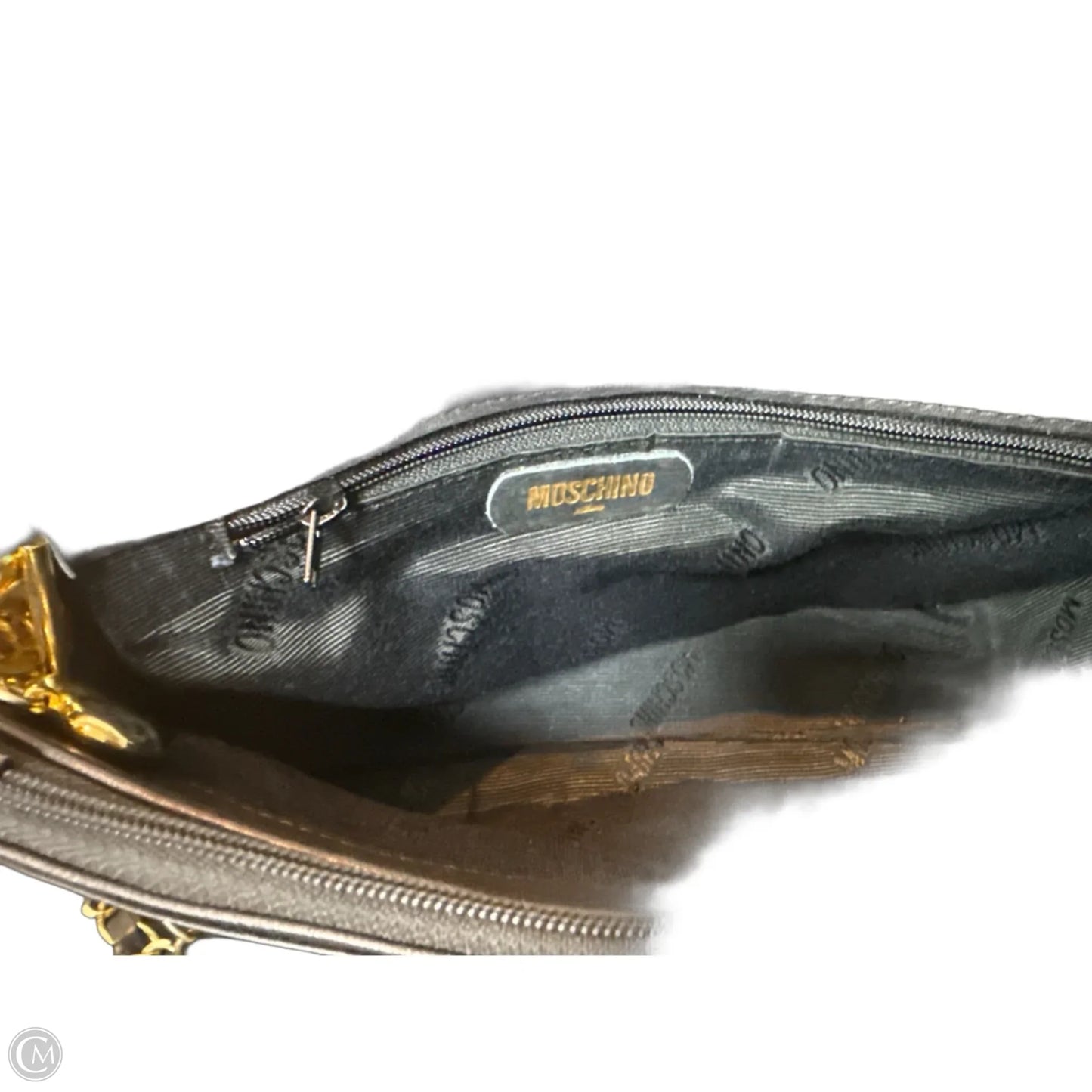 Handbag Luxury Designer By Moschino, Size: Medium
