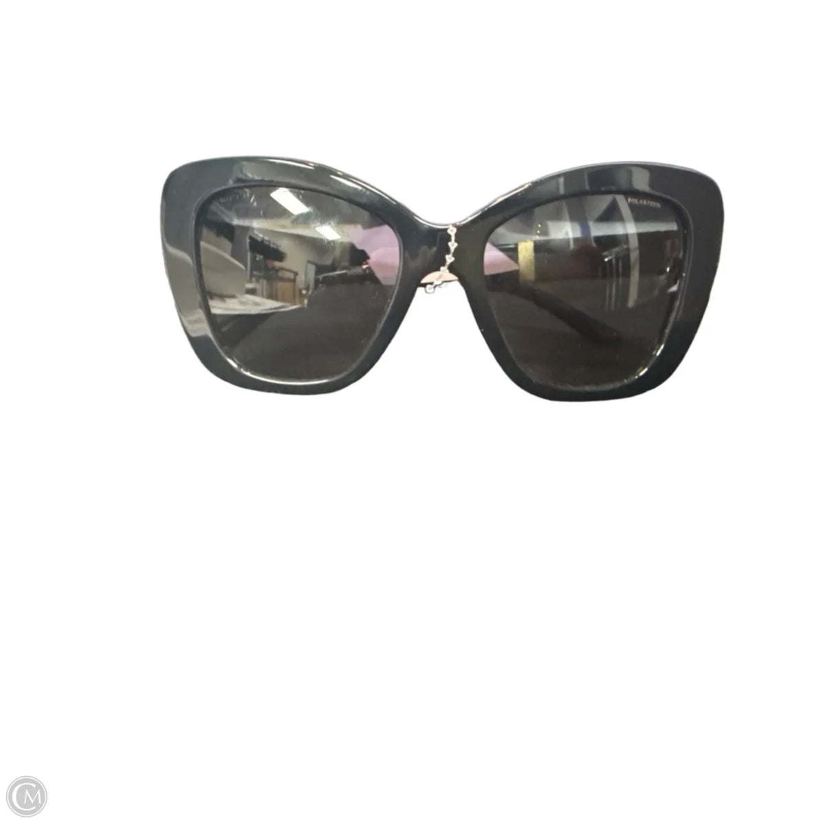 Sunglasses Luxury Designer By Versace, Size: Large