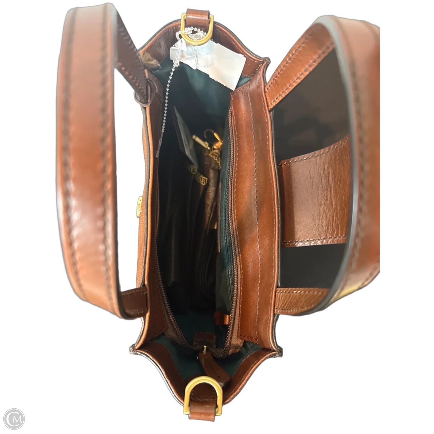 Crossbody Leather By Cma, Size: Medium