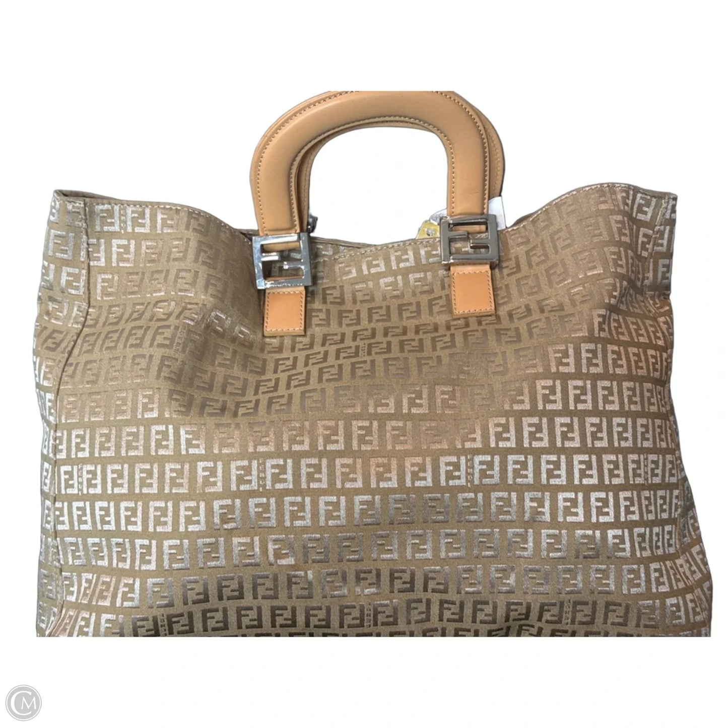 Tote Luxury Designer By Fendi, Size: Large