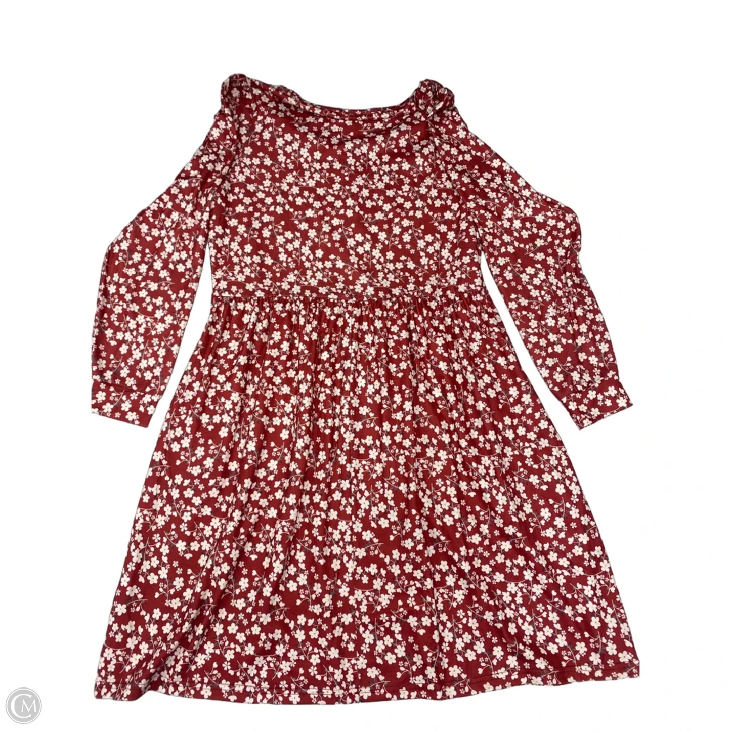 Dress Casual Short By Cme In Red & White, Size: L
