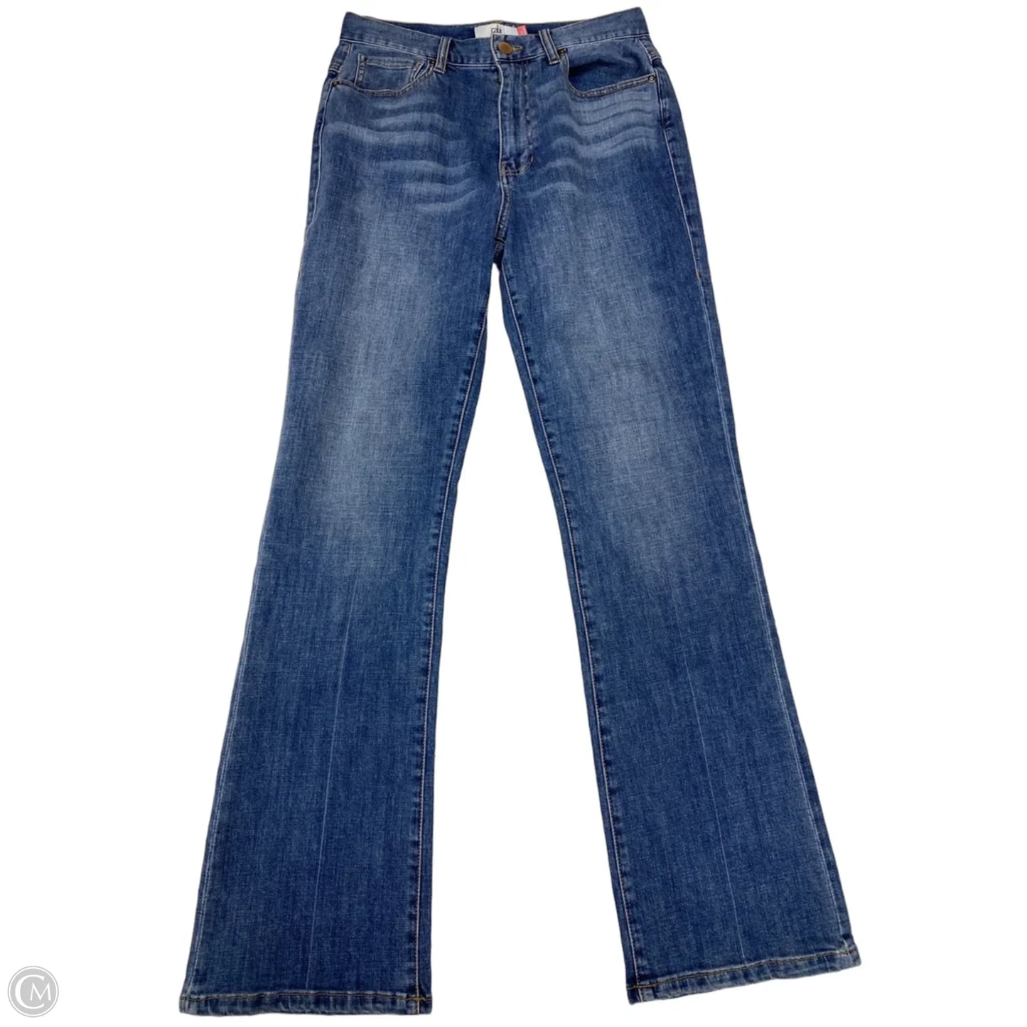 Jeans Boot Cut By Cabi In Blue Denim, Size: 6l