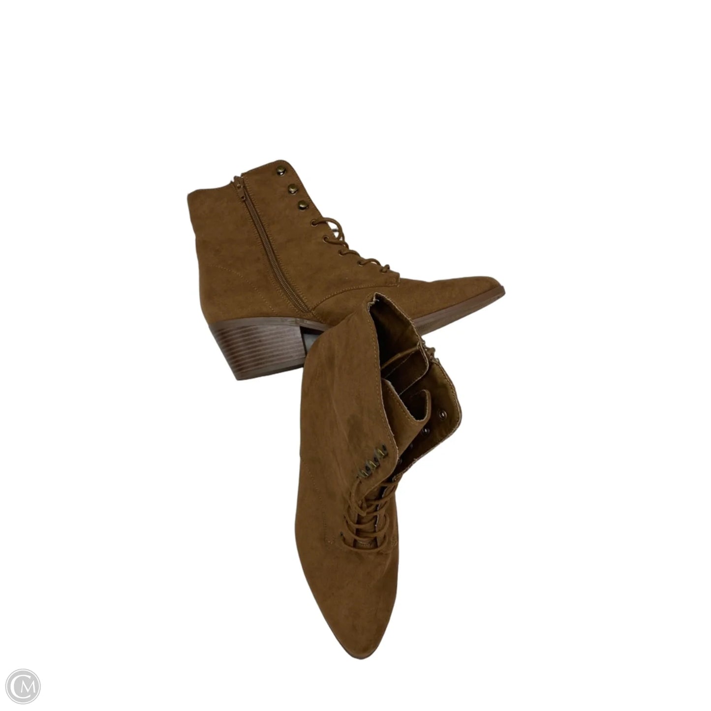 Boots Ankle Heels By Lulus In Brown, Size: 10
