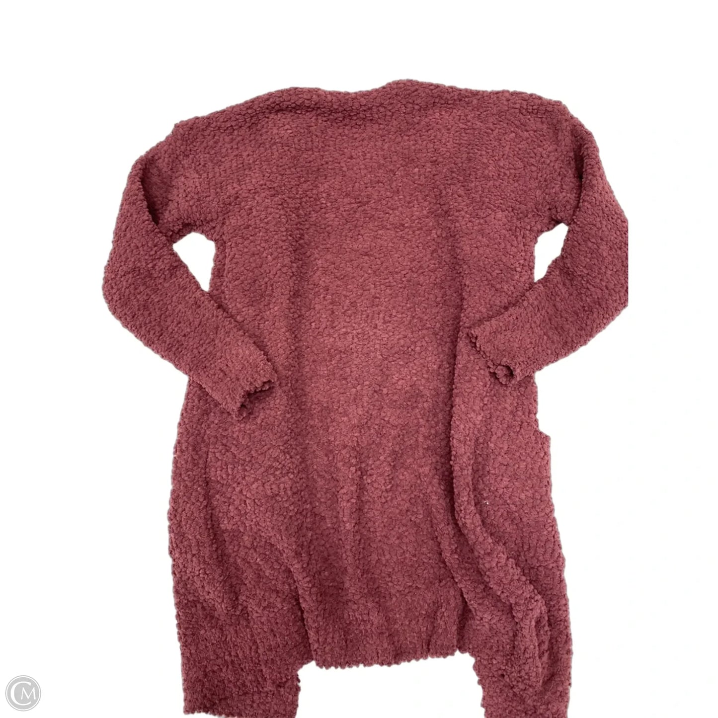 Sweater Cardigan By Zesica In Maroon, Size: M