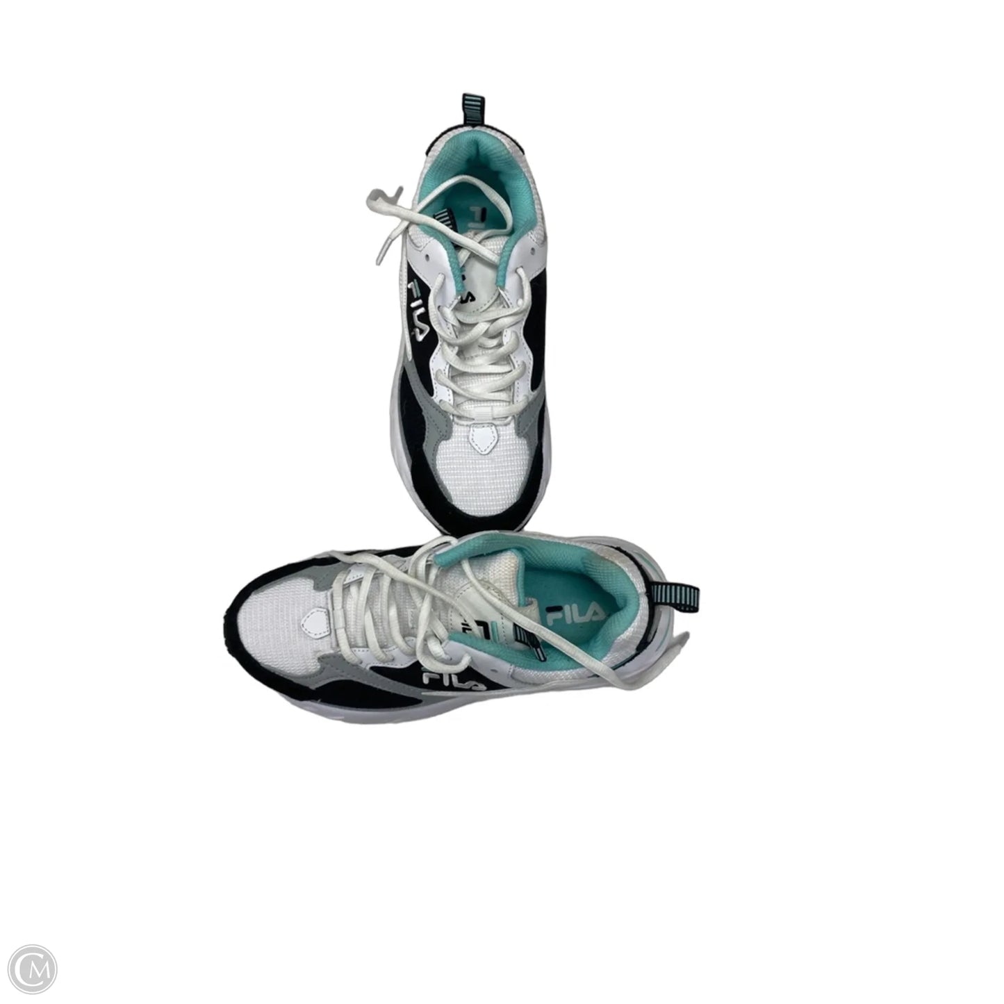 Shoes Athletic By Fila In Black & White, Size: 6