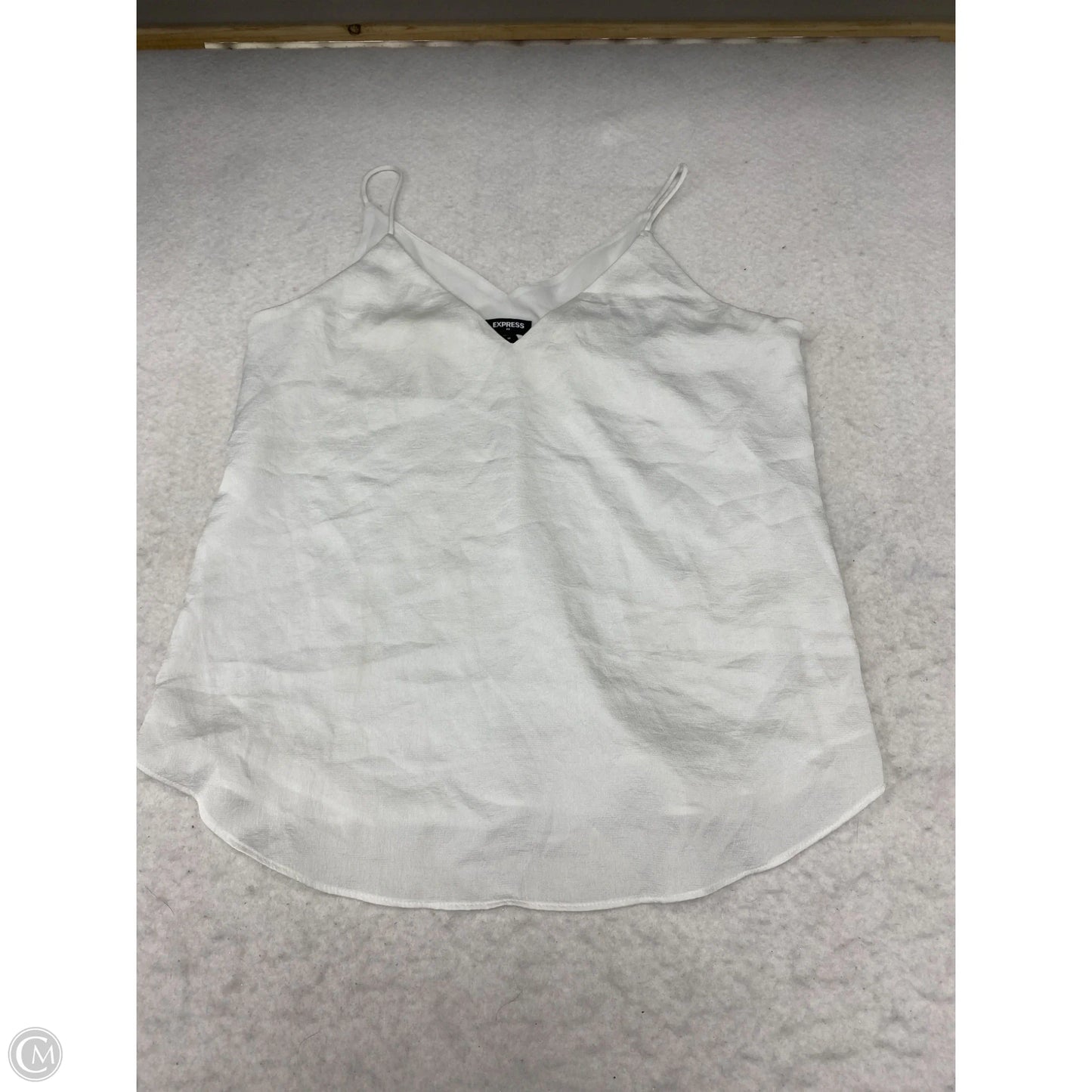Top Sleeveless By Express In White, Size: M