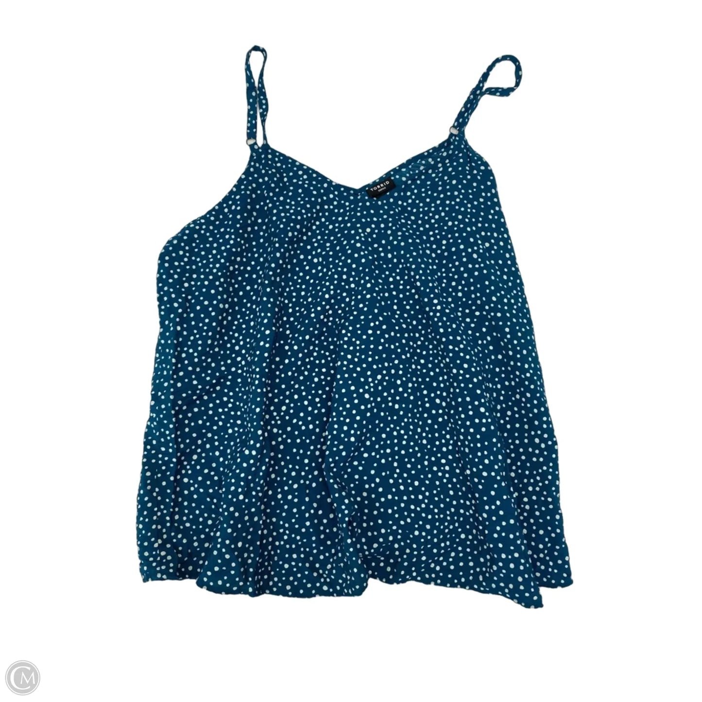 Top Sleeveless By Torrid In Teal, Size: 3x