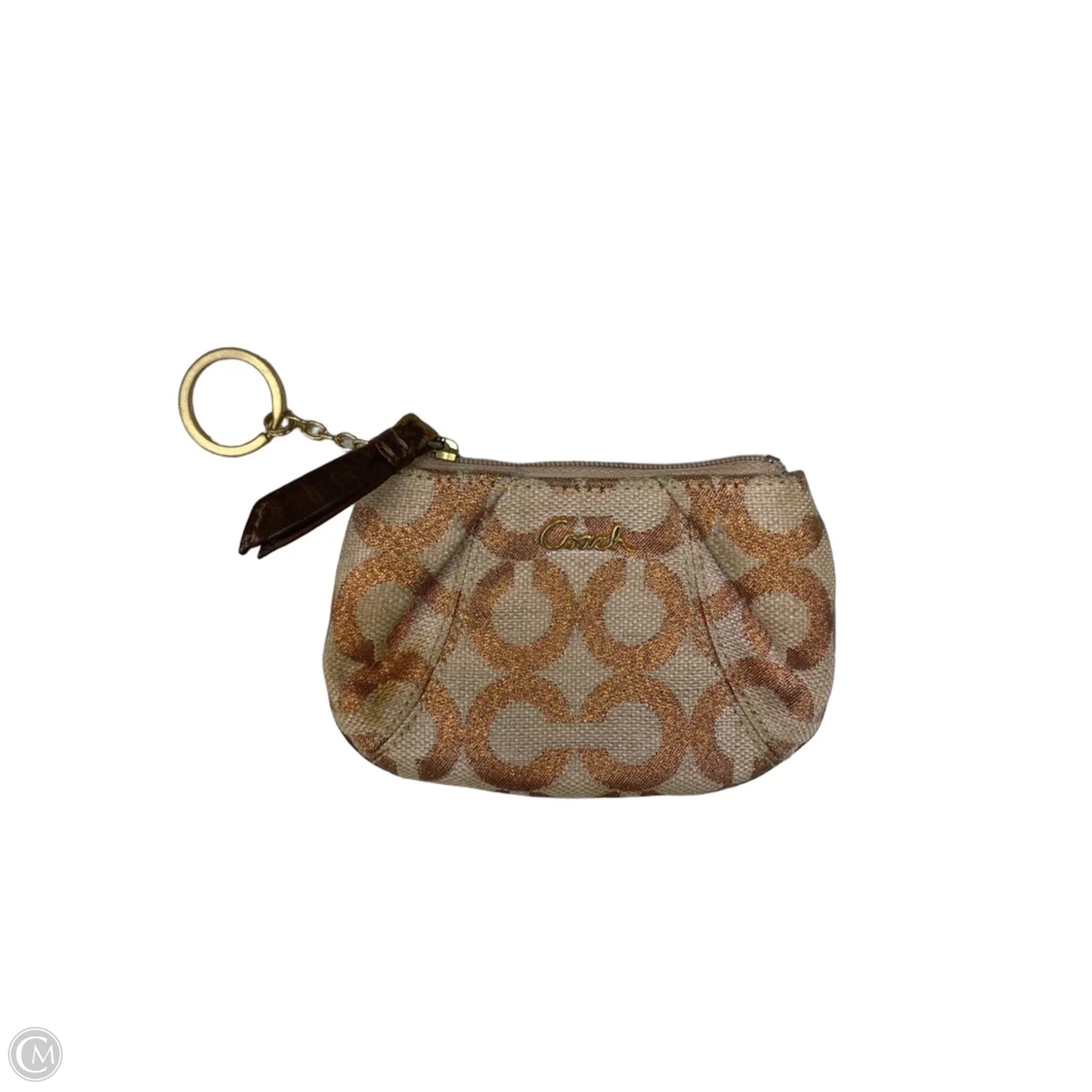 Coin Purse Designer By Coach, Size: Small