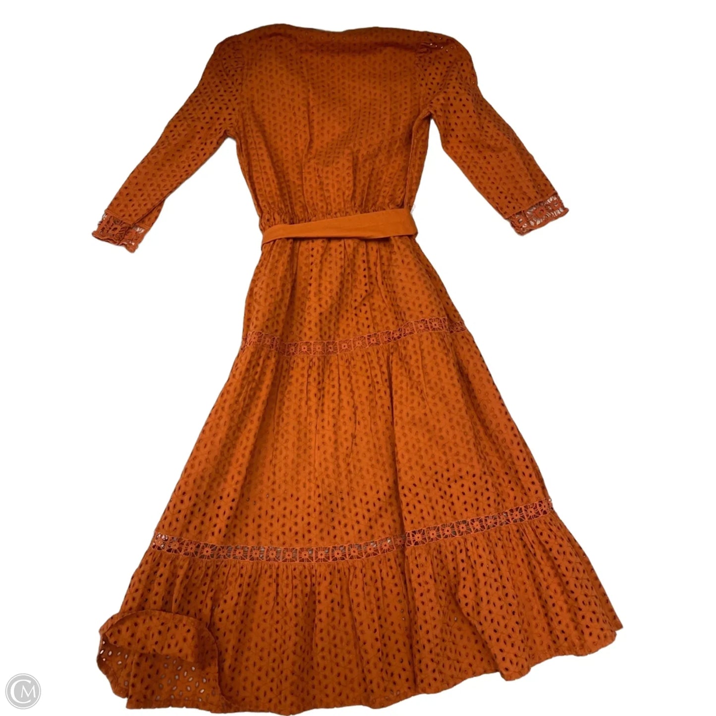 Dress Casual Maxi By Clothes Mentor In Orange, Size: Xs