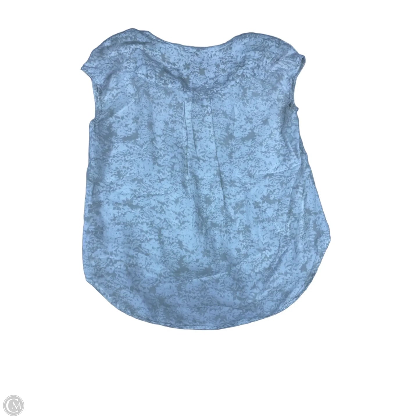 Blouse Short Sleeve By Cloth & Stone In Tan & White, Size: M