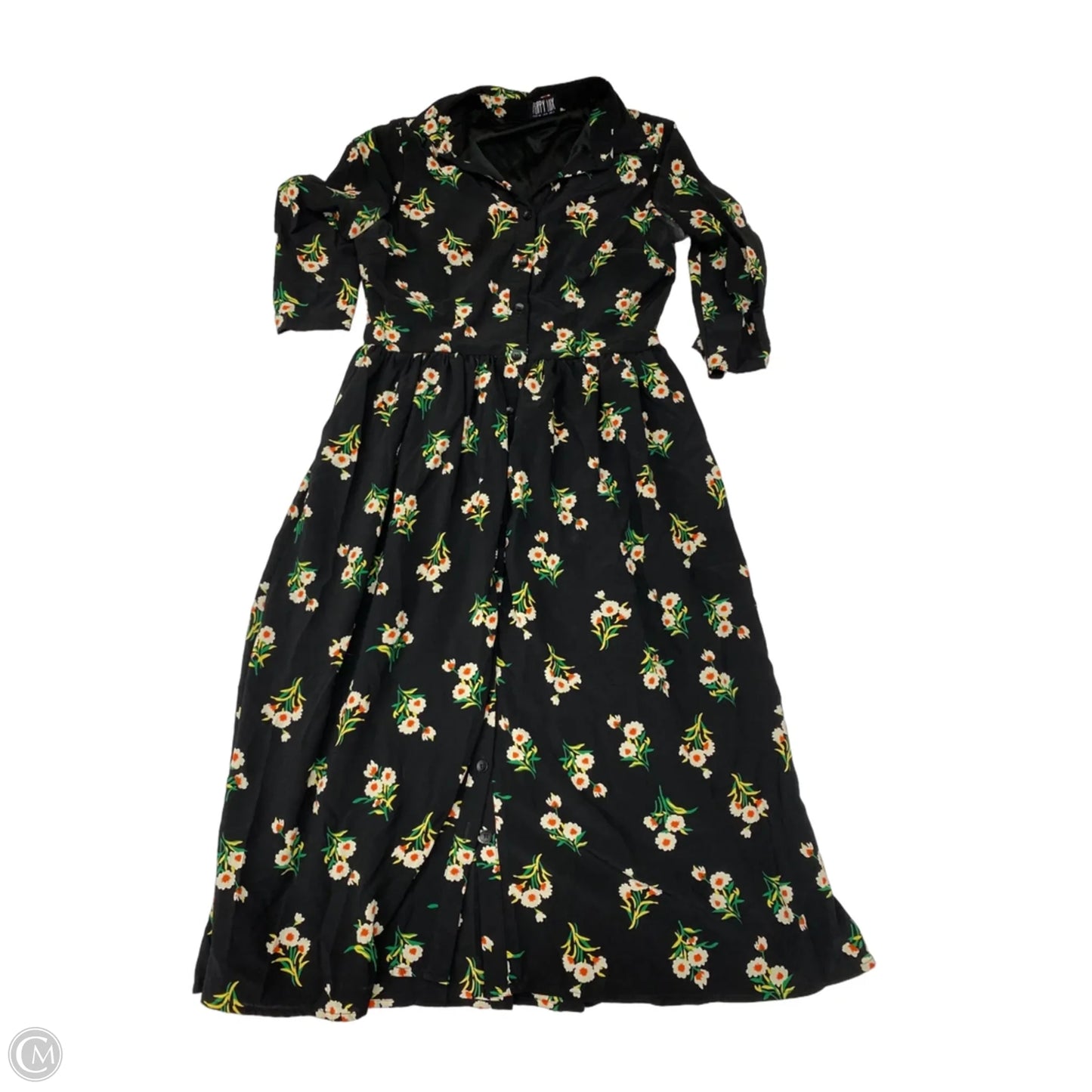 Dress Casual Short By Clothes Mentor In Floral Print, Size: M