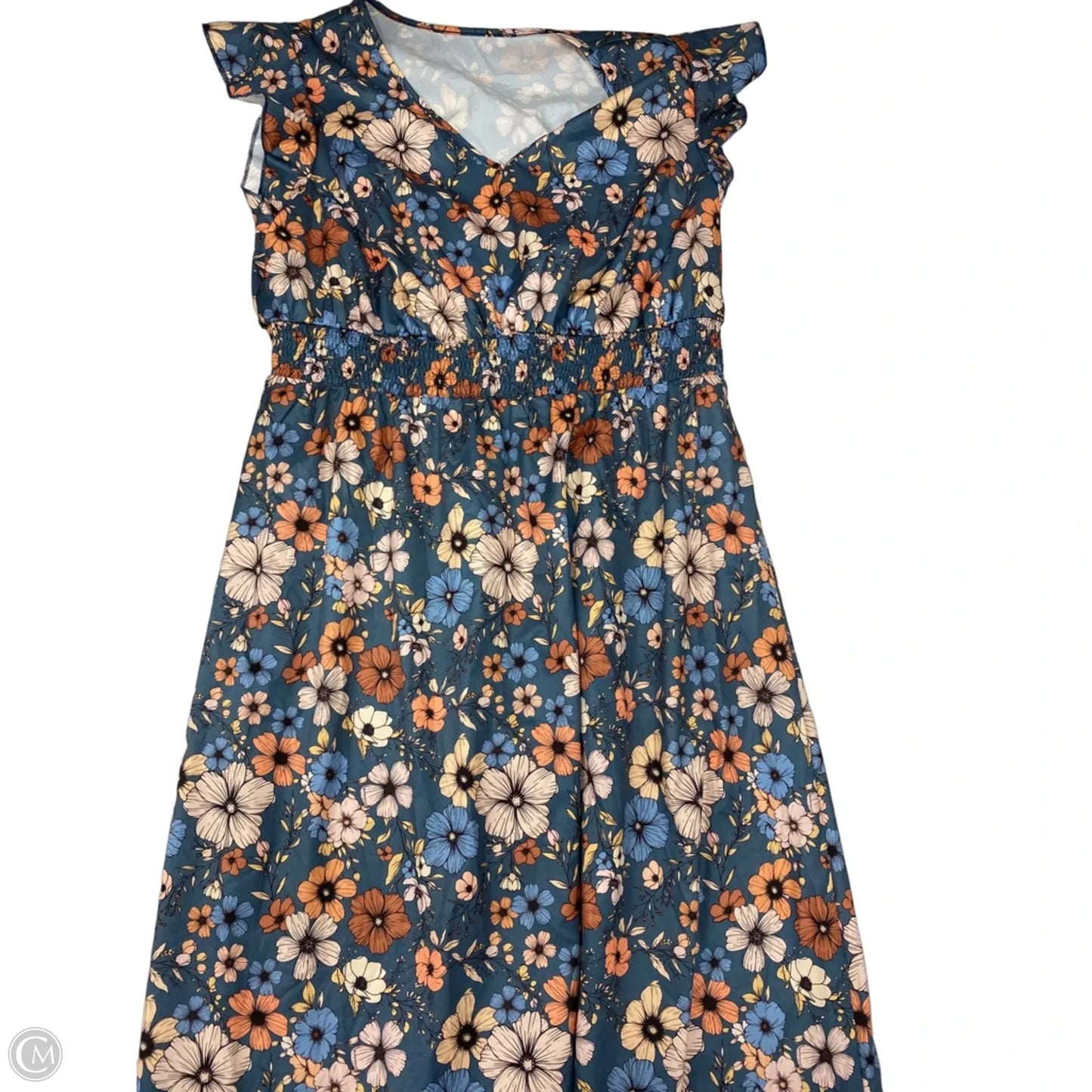 Dress Casual Maxi By Shein In Floral Print, Size: 2x