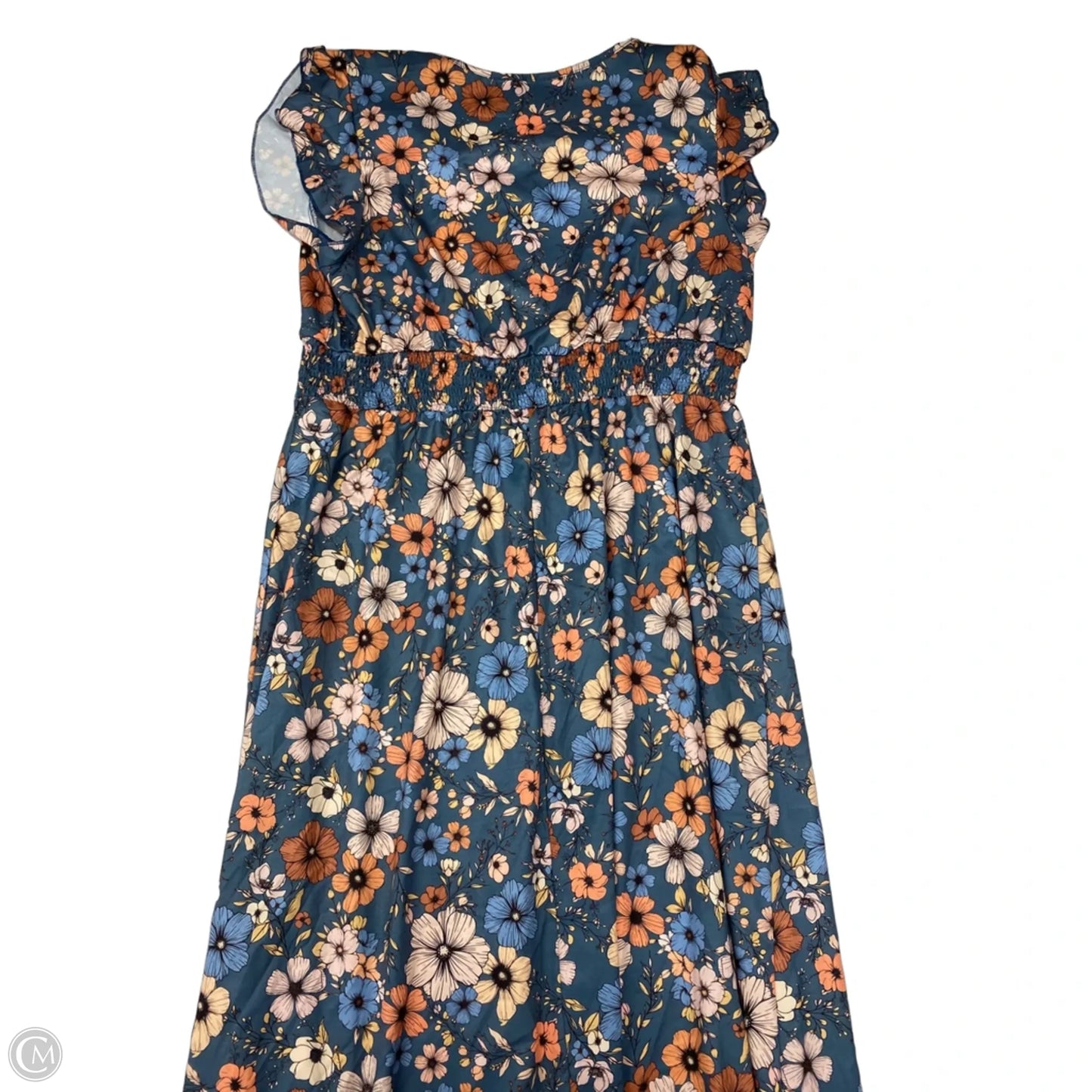 Dress Casual Maxi By Shein In Floral Print, Size: 2x