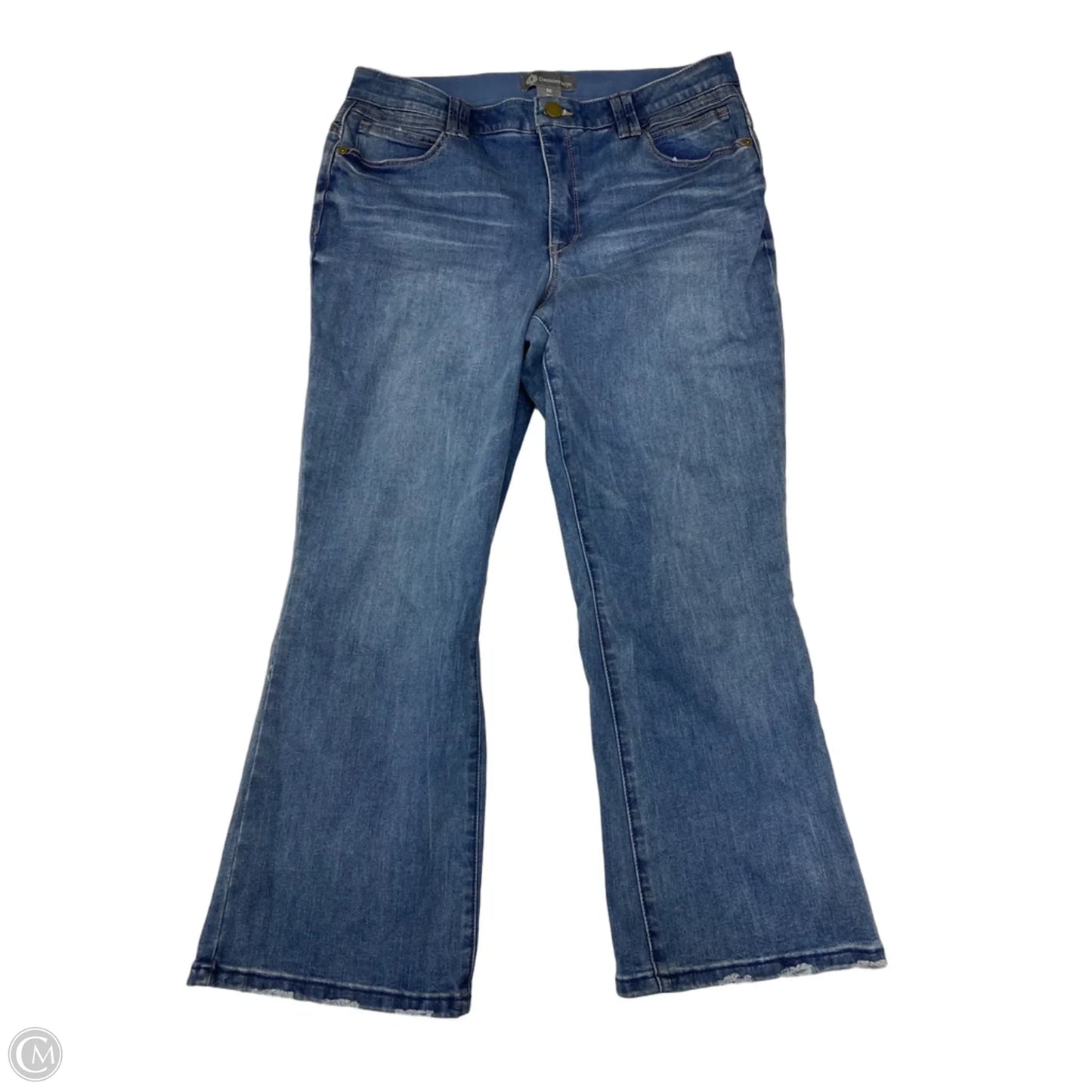 Jeans Boot Cut By Democracy In Blue Denim, Size: 16