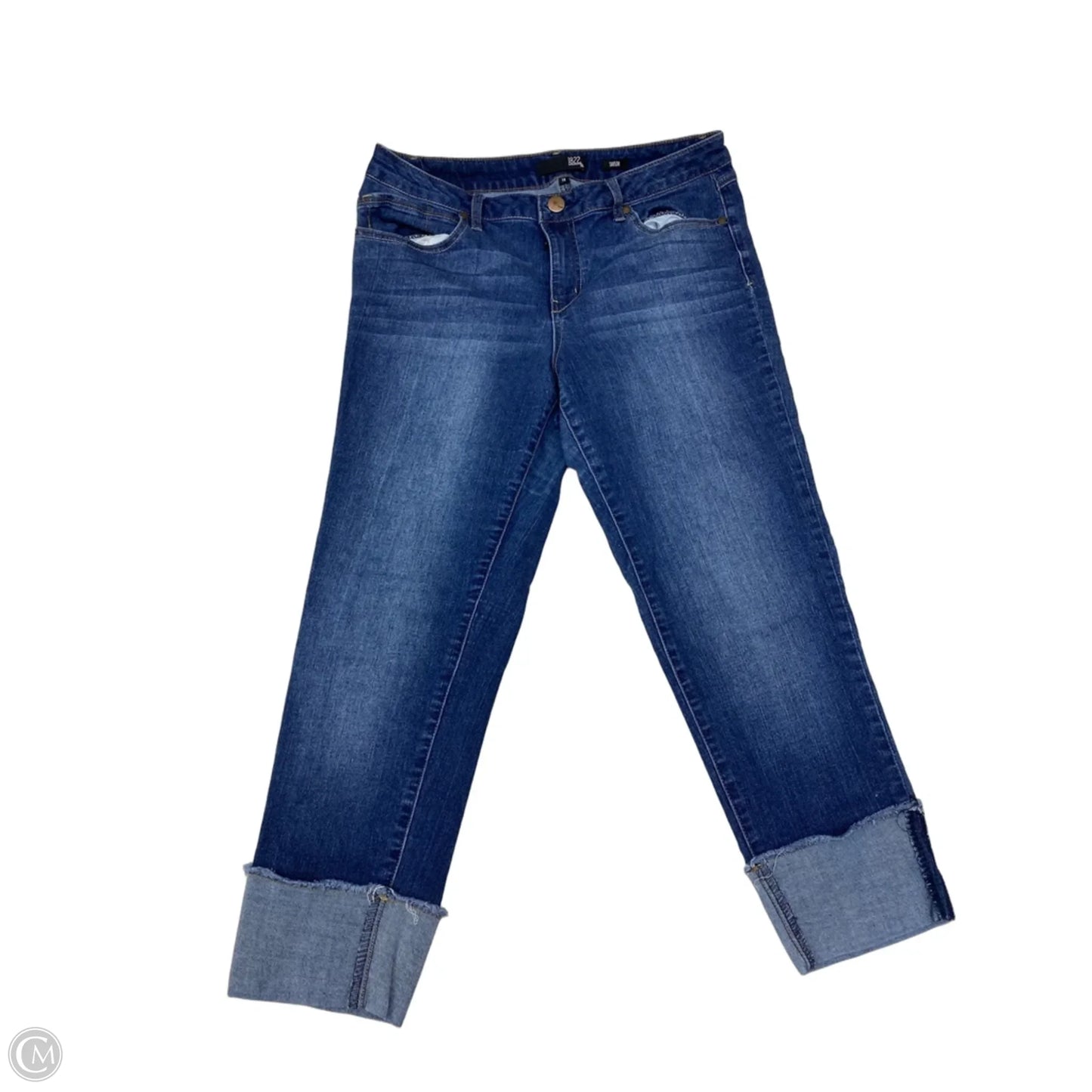 Jeans Cropped By 1822 Denim In Blue Denim, Size: 14