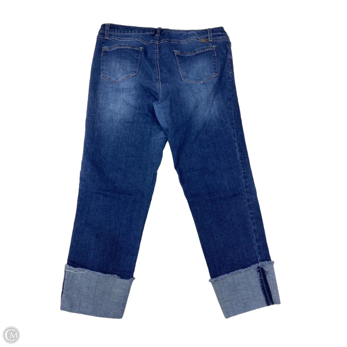 Jeans Cropped By 1822 Denim In Blue Denim, Size: 14