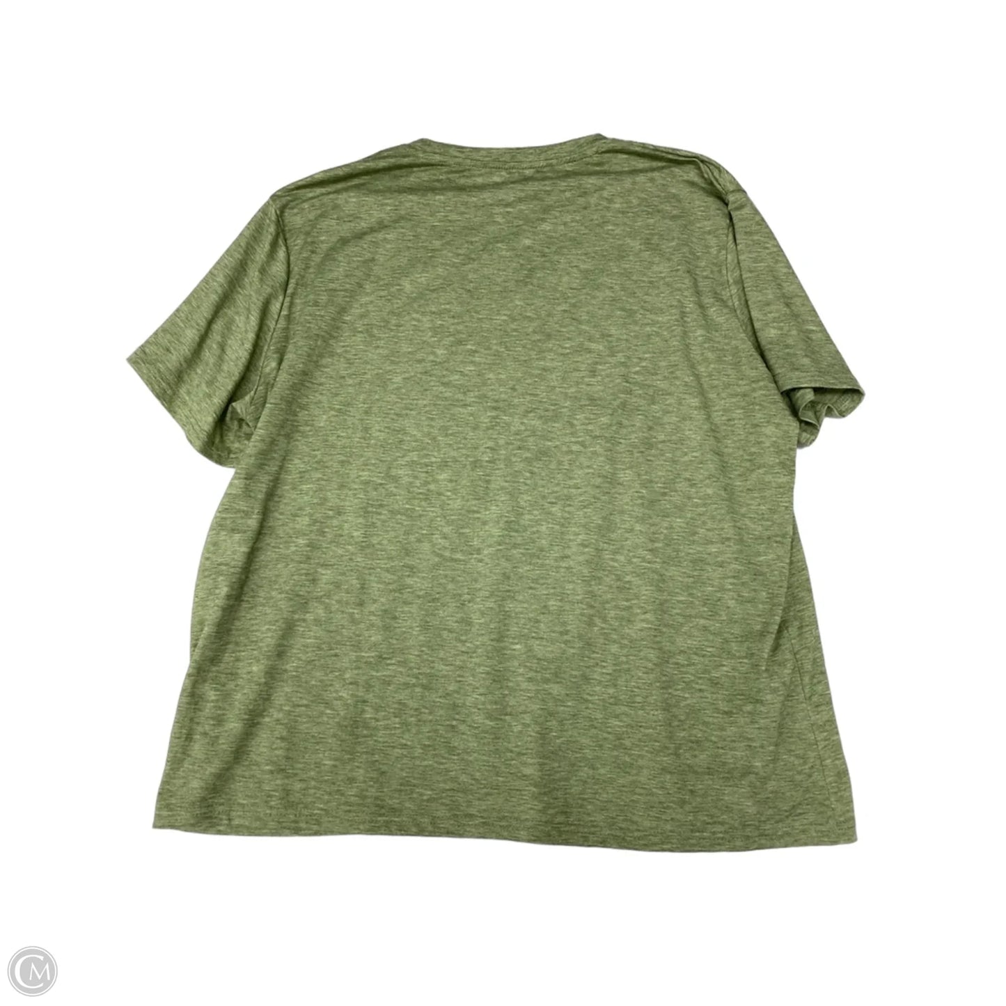 Top Short Sleeve By Shein In Green, Size: 2x