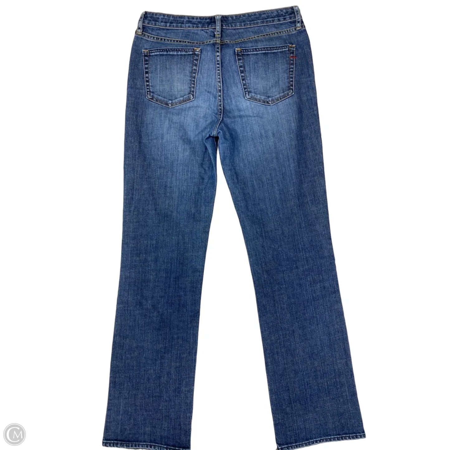 Jeans Straight By Gap In Blue Denim, Size: 10