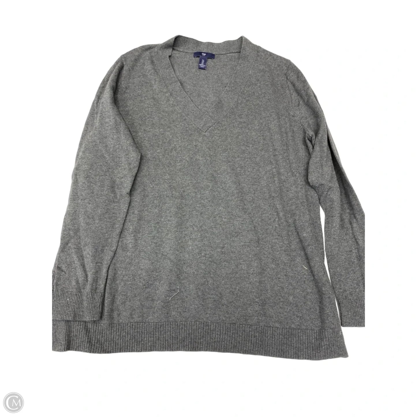 Sweater By Gap In Grey, Size: L