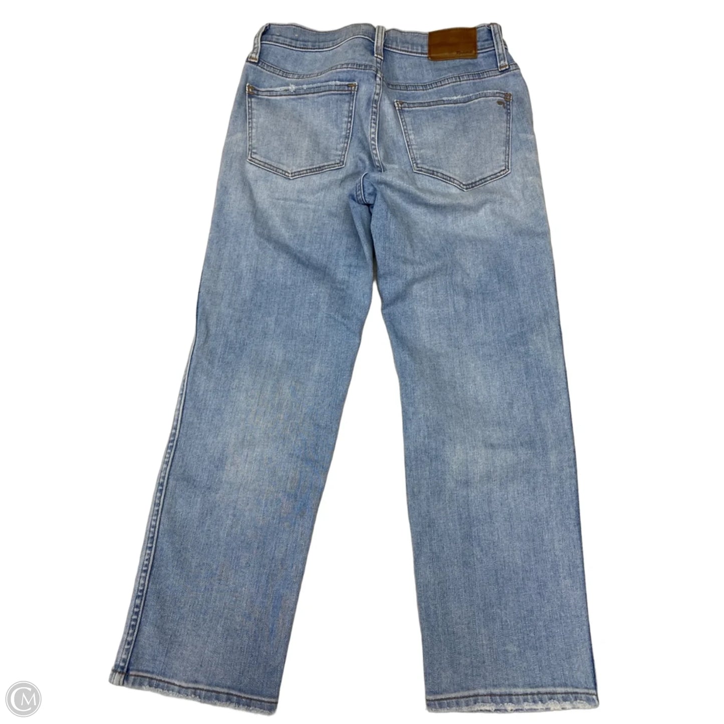 Jeans Straight By Madewell In Blue Denim, Size: 2