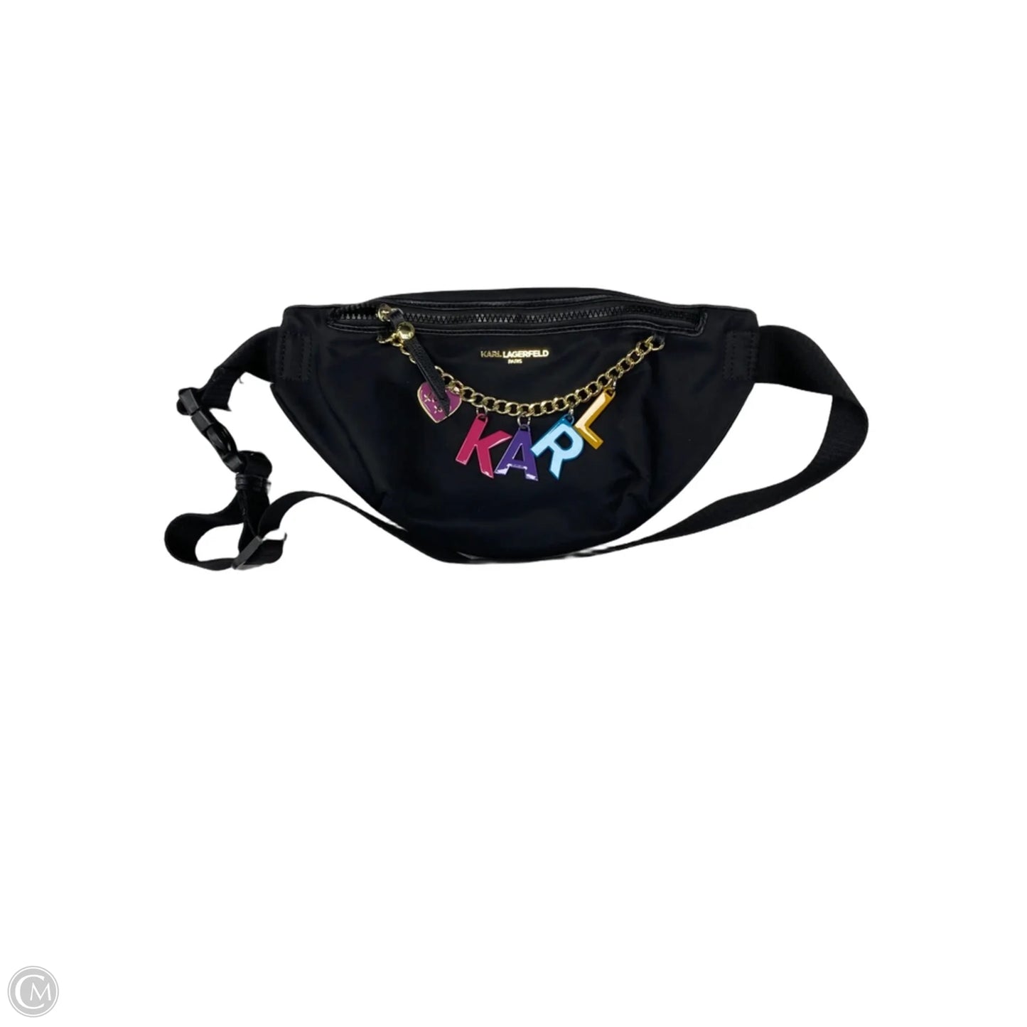 Belt Bag Designer By Karl Lagerfeld, Size: Small
