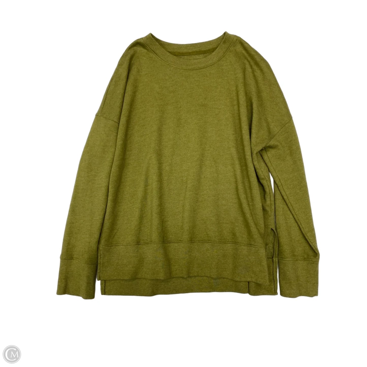Sweatshirt Crewneck By Time And Tru In Green, Size: L