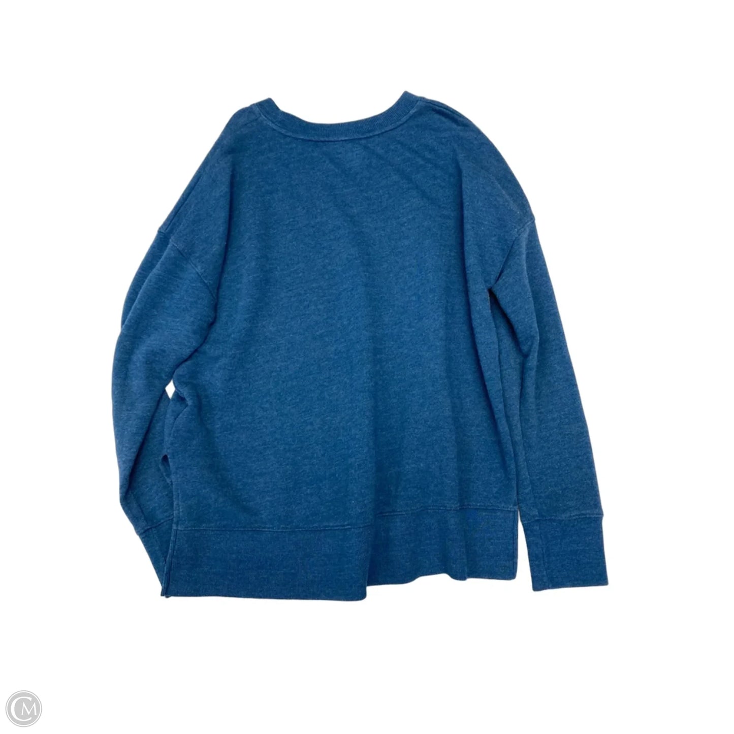 Sweatshirt Crewneck By Time And Tru In Blue, Size: M