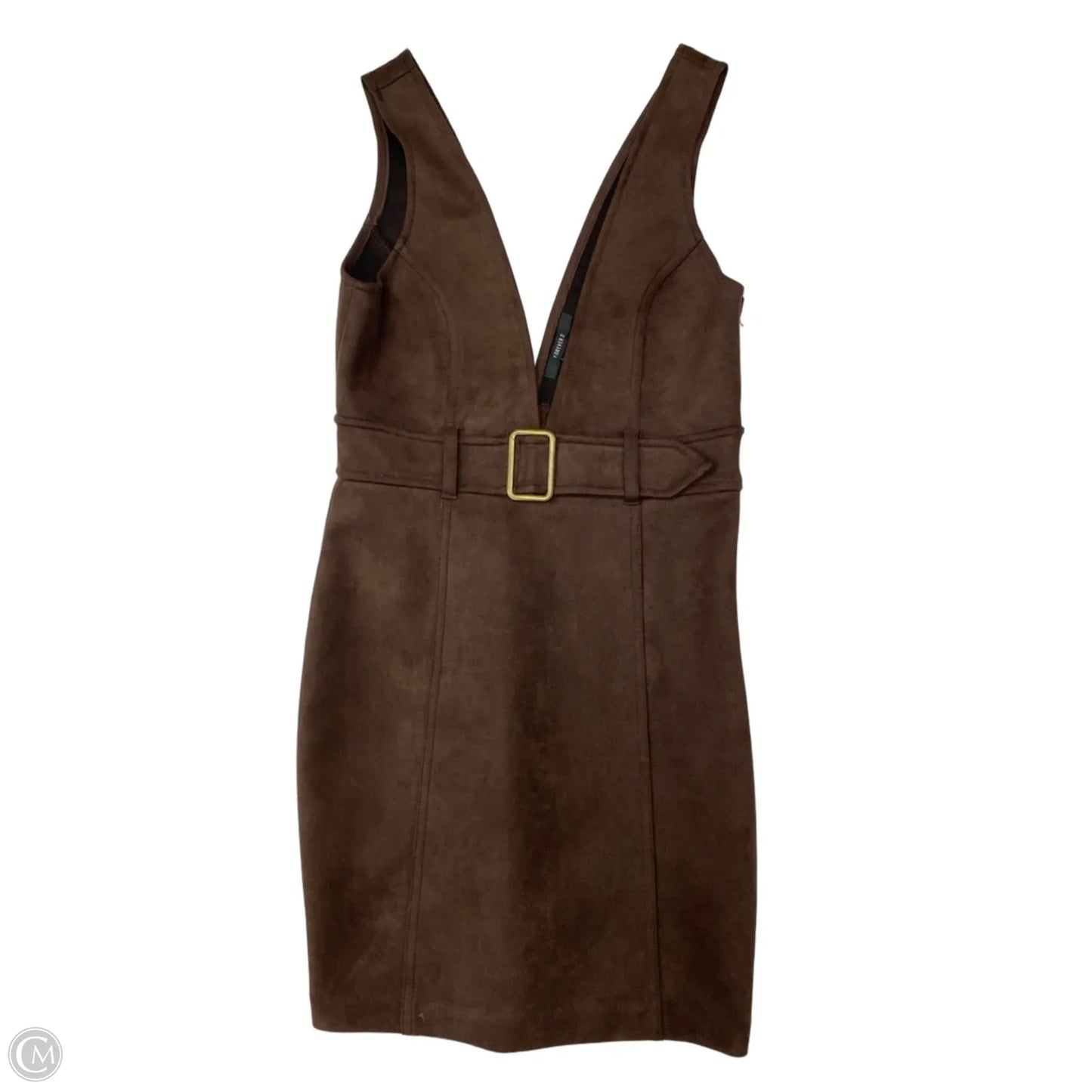 Dress Casual Short By Forever 21 In Brown, Size: M