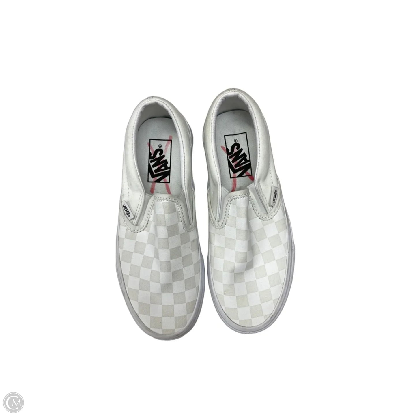 Shoes Sneakers By Vans In White, Size: 6.5