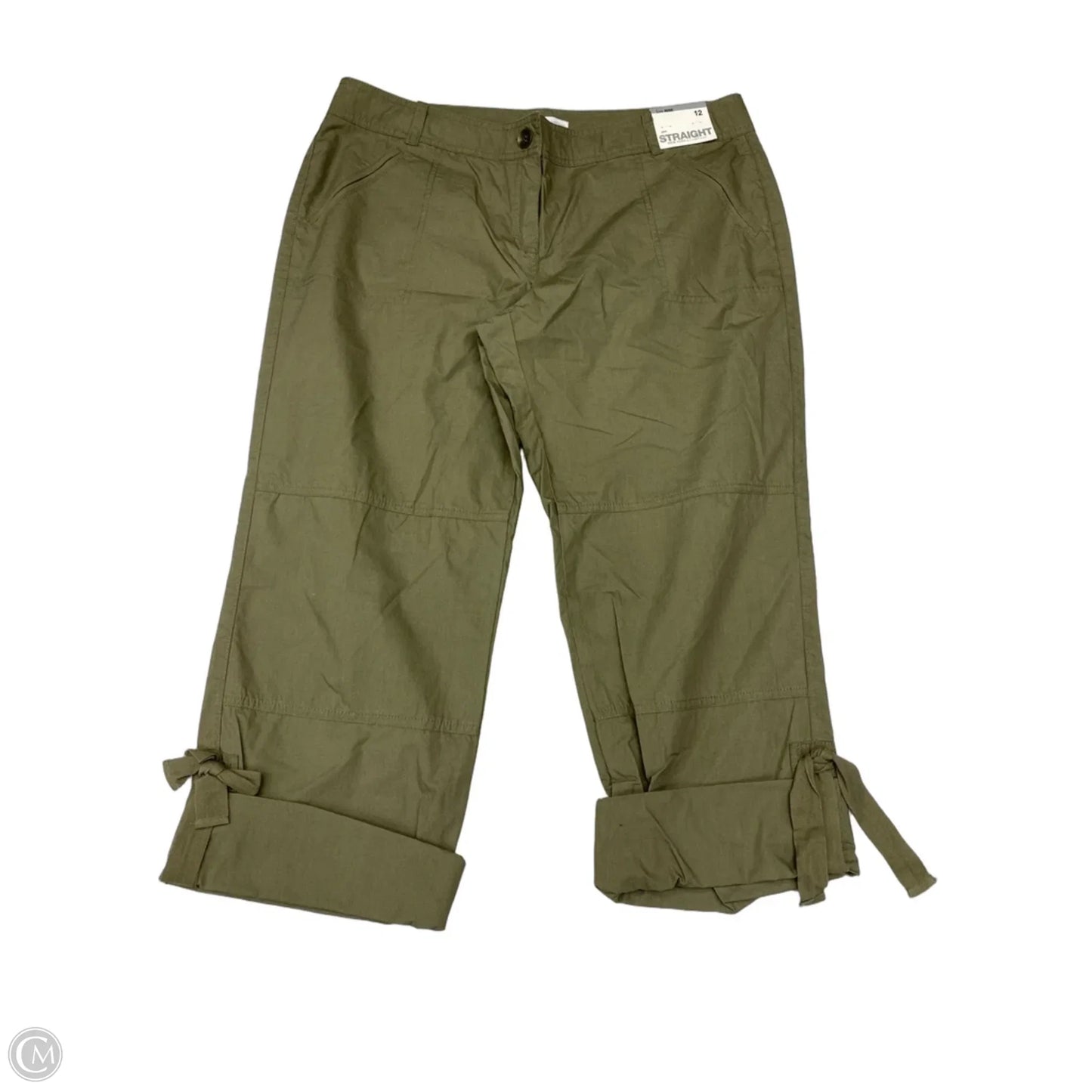Pants Cropped By New York And Co In Green, Size: 12