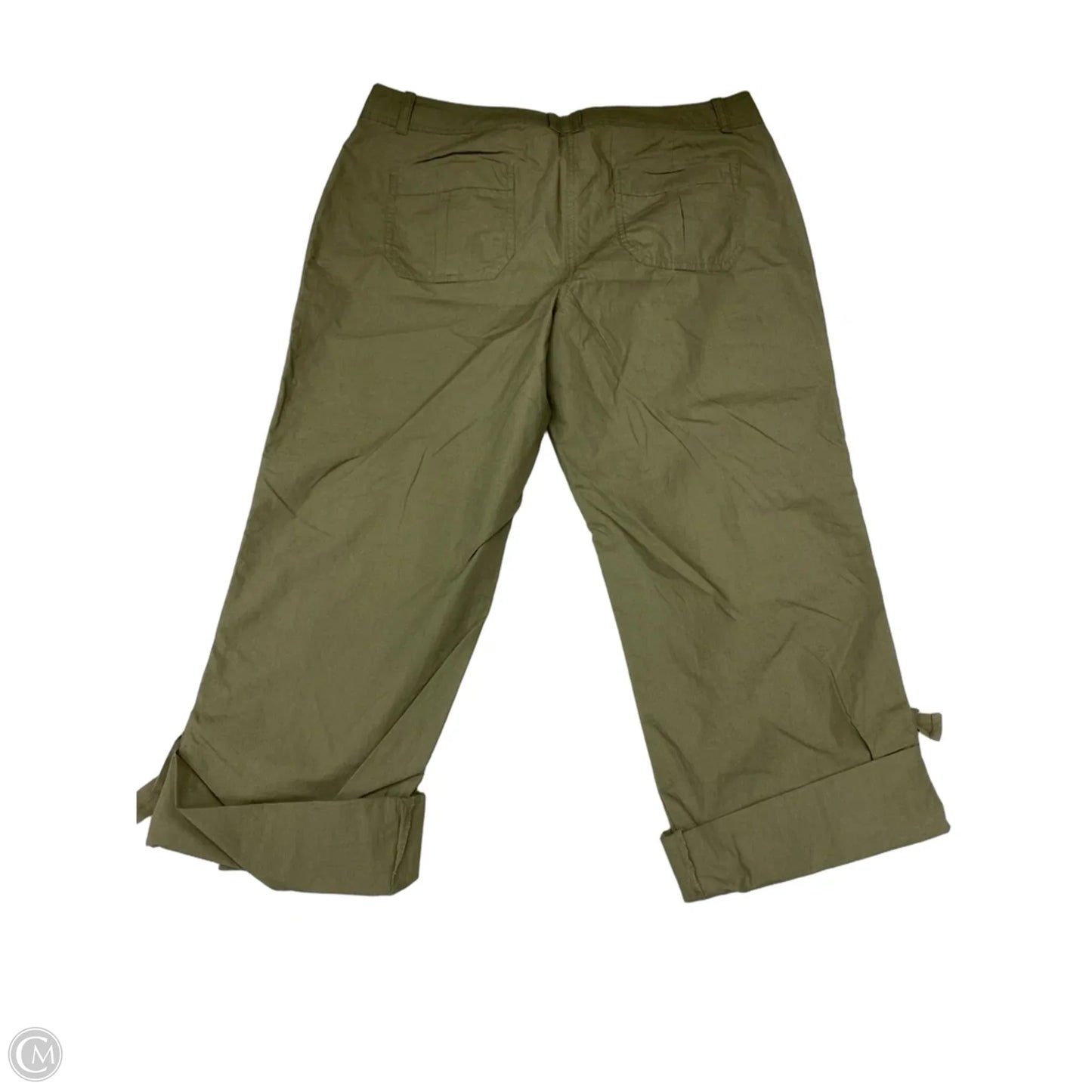 Pants Cropped By New York And Co In Green, Size: 12