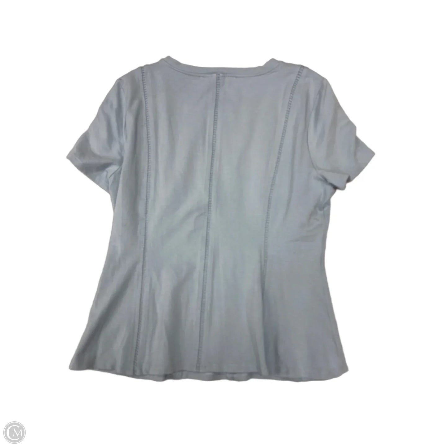 Top Short Sleeve By White House Black Market In Blue, Size: M