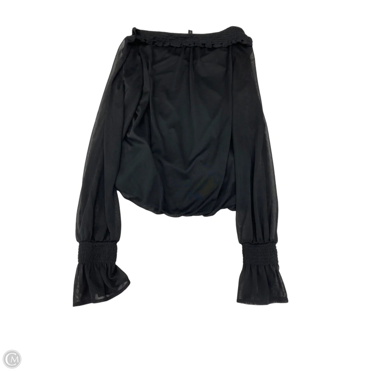 Top Long Sleeve By Express In Black, Size: S