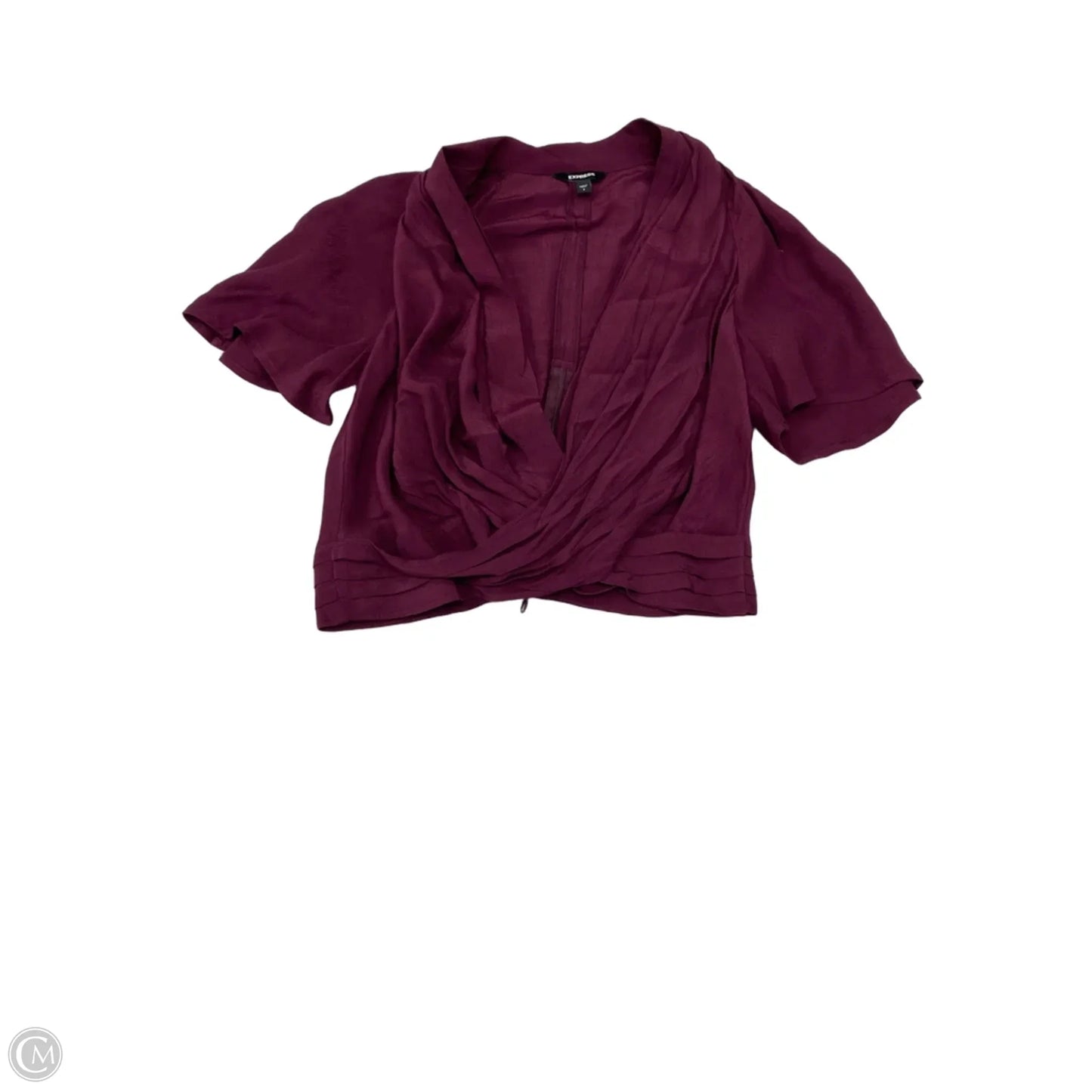 Top Long Sleeve By Express In Purple, Size: S
