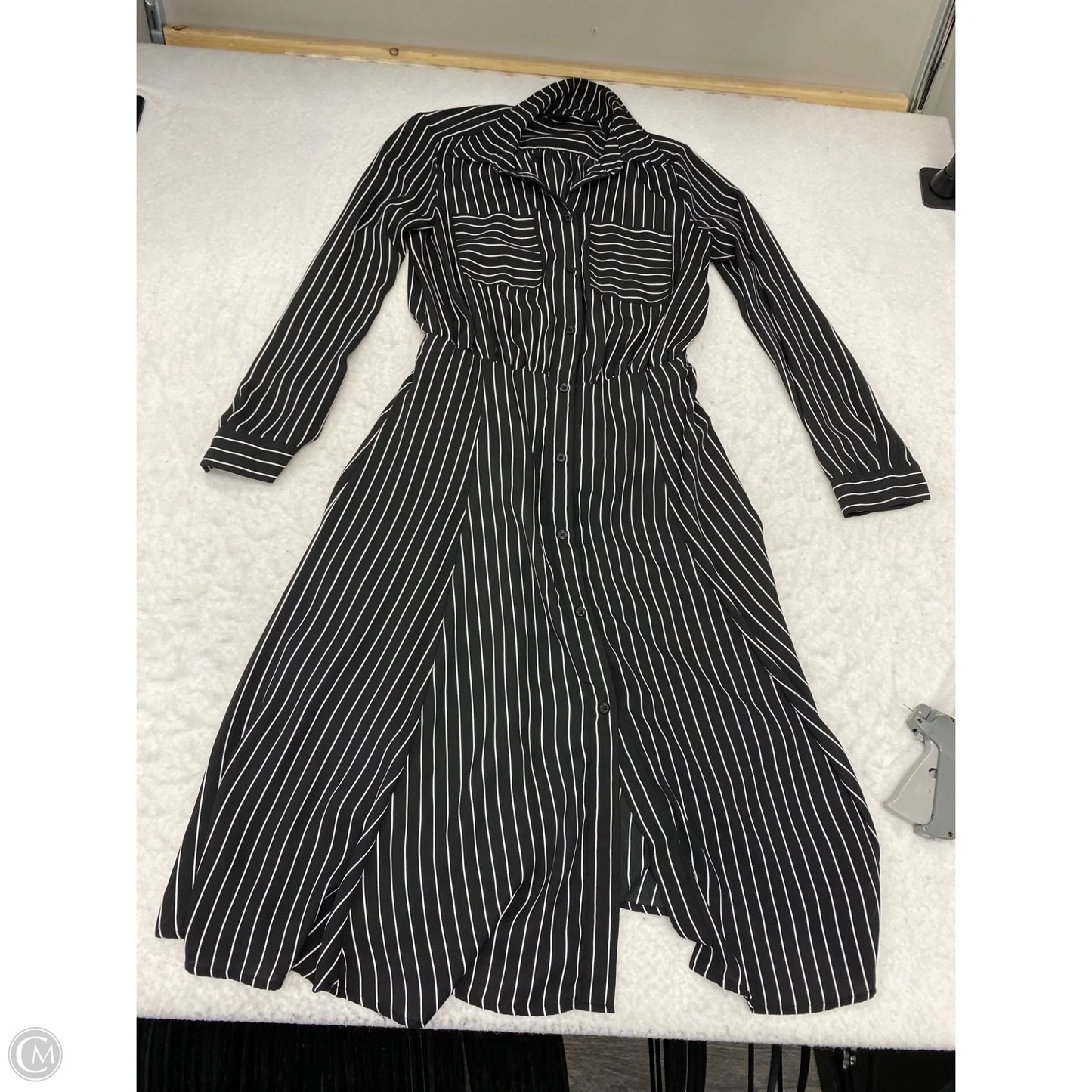 Dress Work By Who What Wear In Black & White, Size: S