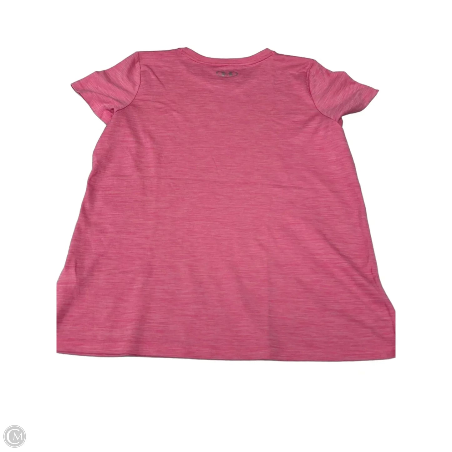 Athletic Top Short Sleeve By Under Armour In Pink, Size: Xl