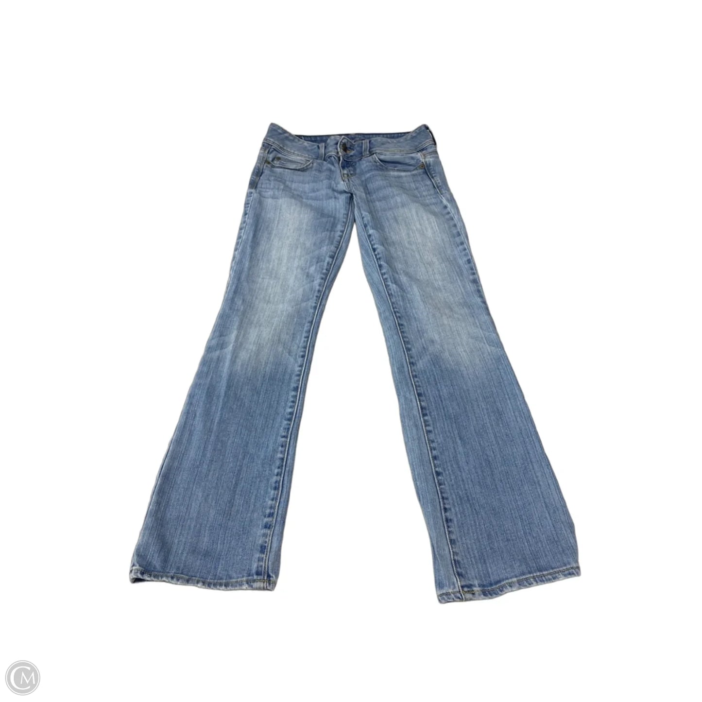Jeans Boot Cut By American Eagle In Blue Denim, Size: 2
