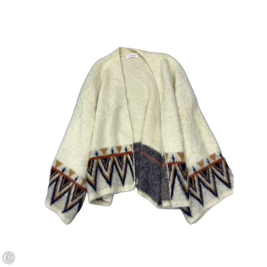 Sweater Cardigan By Anthropologie In Ivory, Size: M