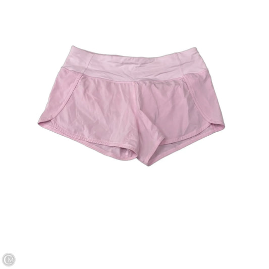 Athletic Shorts By Lululemon In Pink, Size: M