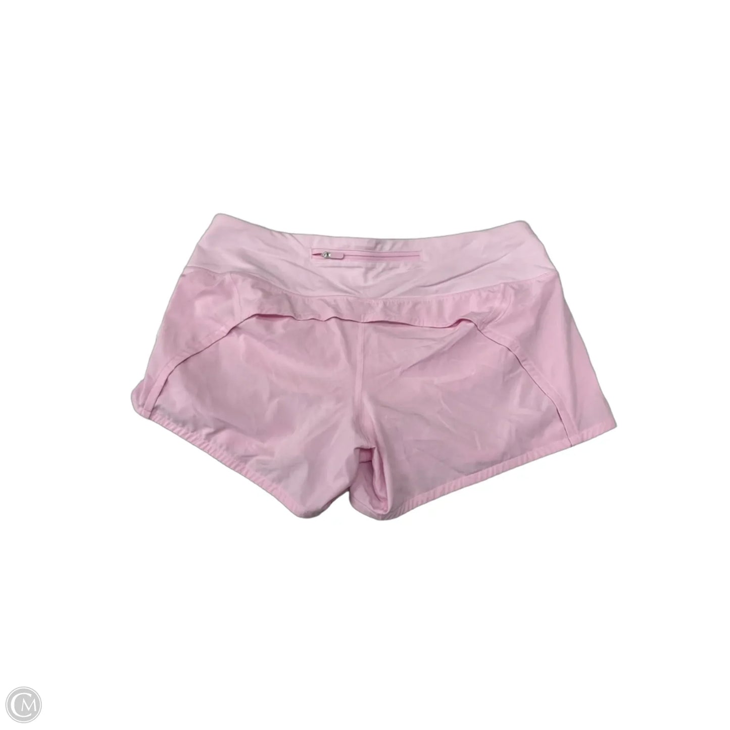 Athletic Shorts By Lululemon In Pink, Size: M