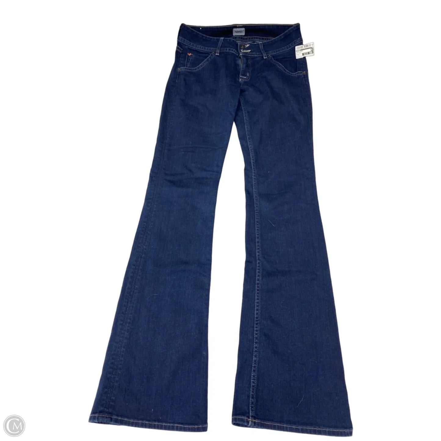 Jeans Flared By Hudson In Blue Denim, Size: 6