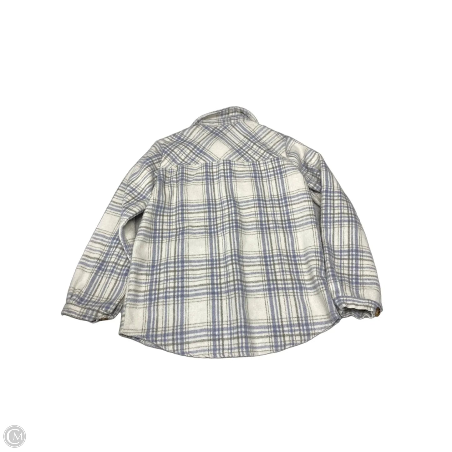Jacket Shirt By Cme In Plaid Pattern, Size: M