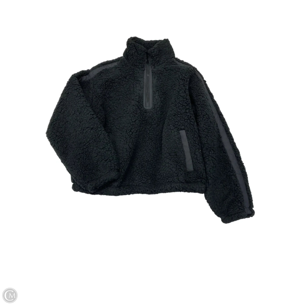 Sweatshirt Collar By Athleta In Black, Size: S