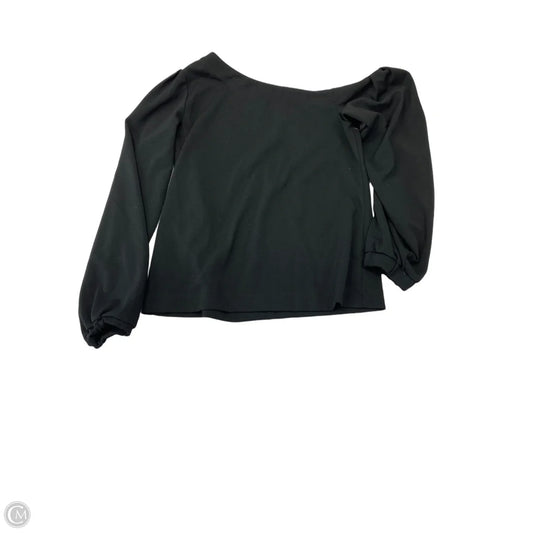 Top Long Sleeve By Banana Republic In Black, Size: S