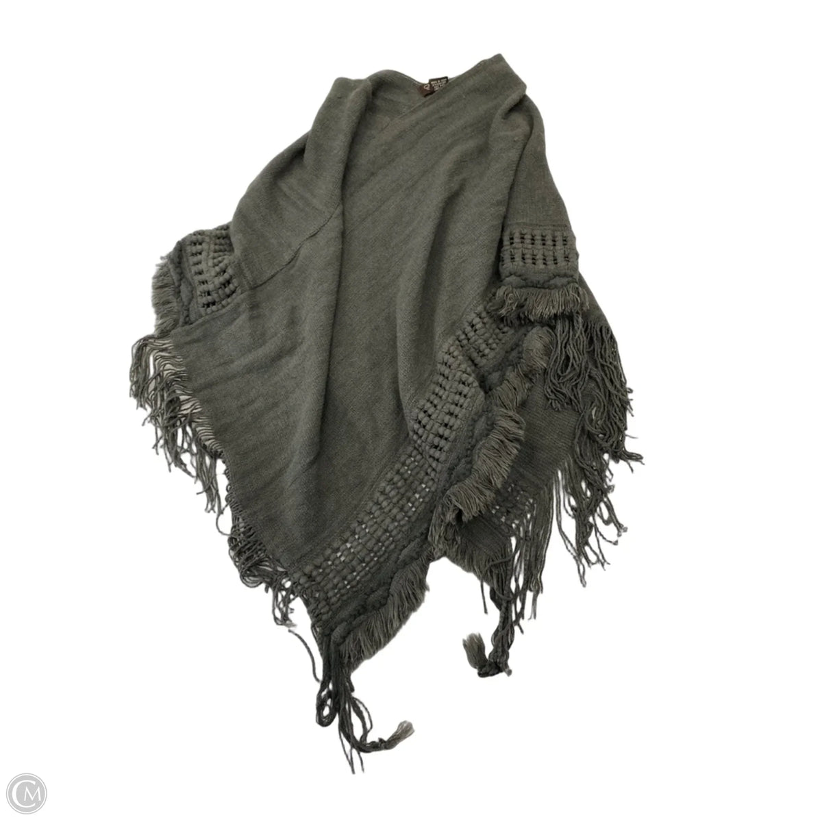Poncho By Cme In Green, Size: Osfm