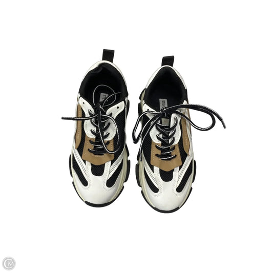 Shoes Sneakers By Steve Madden In Black & Cream, Size: 9